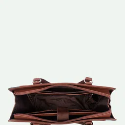ZOUK Printed Structured Tote Bag image 4