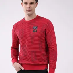 Monte Carlo Red Solid Regular Fit T-Shirt-picture-15