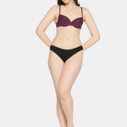 Da Intimo Wine Medium Coverage Bra image 4