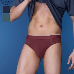 XYXX Multicolored Cotton Regular Fit Briefs - Pack Of 3-picture-11