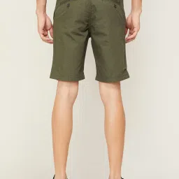code by lifestyle Code Casual Olive Regular Fit Shorts image 2