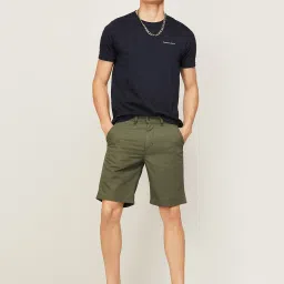 code by lifestyle Code Casual Olive Regular Fit Shorts image 4
