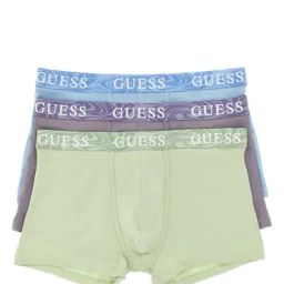 Guess Cloud Blue Pistachio Regular Fit Trunks - Pack of 3-picture-22