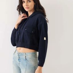 Spykar Navy Regular Fit Hoodie-picture-19