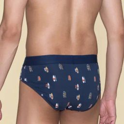 XYXX Multicolored Cotton Regular Fit Printed Briefs - Pack Of 3 image 3