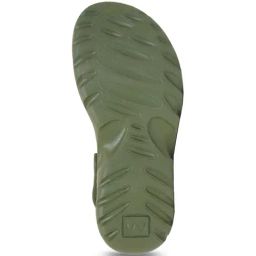 Doubleu Men's Olive Back Strap Clogs image 3