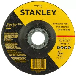 STANLEY 5 Inch T27 Metal Grinding Wheel, STA4502A-IN (Pack of 50)-image-85