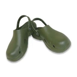 Doubleu Men's Olive Back Strap Clogs image 4