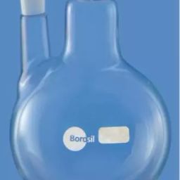 Borosil Round Bottom Interchangeable Joint Flasks Cap.100 ml 4382C16-image-72