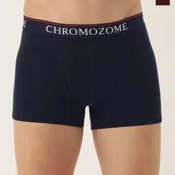 Chromozome Men Pack of 2 Mid-Rise Solid Trunks 8902733650564-picture-28
