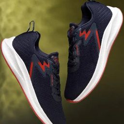 Asian Men's Navy Running Shoes-image-37
