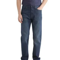 Rare Rabbit Blue Regular Fit Solid Jeans-image-4