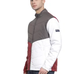 Pepe Jeans Red Regular Fit Colour Block Jacket image 3