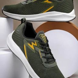 Asian Men's Green Running Shoes-picture-44