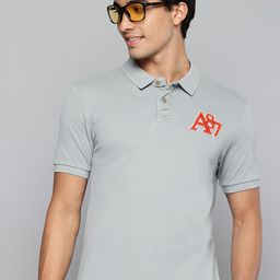 Aeropostale Polo Collar Applique Detail Pure Cotton T-shirt-picture-18