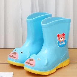 Yellow Bee Boys Bear Themed Rain Boots-image-28
