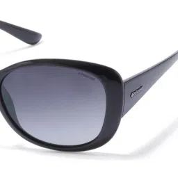 Polaroid 217290 Grey Polarized Bug Eye Sunglasses image 4