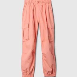 GAP Girls Coral Cotton Solid Pants-image-95