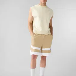 The Souled Store Beige Regular Fit Printed Shorts-image-5
