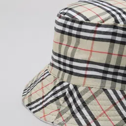 TIPY TIPY TAP Checked Cotton Reversible Bucket Hat image 3
