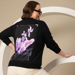 Sztori Plus Size Graphic Print Sweatshirt-image-82