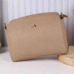 Metro Beige Solid Medium Sling Handbag-21