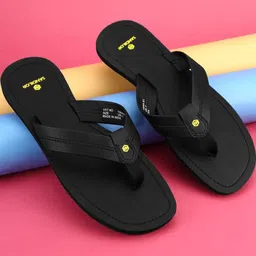 sandilor Black PU Flip Flops-picture-30