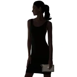 Eske Aleta Grey Solid Wallet for Women image 5