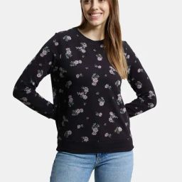 Jockey Black Printed Sweatshirt-image-28