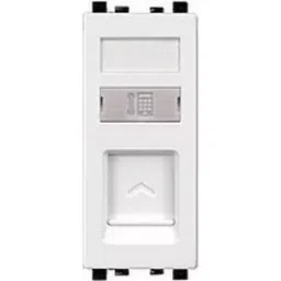 Schneider Zencelo RJ11 1G Telephone Outlet with Shutter IN8431RJS4, Set of 10-27