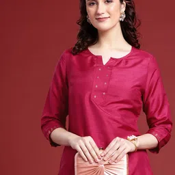 Anouk Women Yoke Design Kurta with Trousers-71