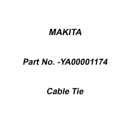Makita Cable Tie Suitable for ELM3720, Part No YA00001174-image-16