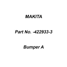 Makita Bumper A Suitable for VC006G, Part No 422933-3-picture-12