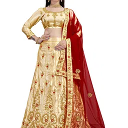 Maroosh Embellished Beads and Stones Unstitched Lehenga & Blouse With Dupatta-57