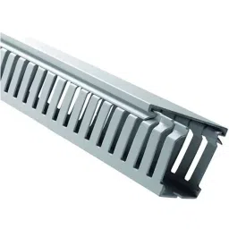 RS PRO Grey Slotted Panel Trunking Open Slot 2 m PVC, 1369155-image-59