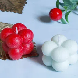 Aura White & Red 2 pieces Tea Light Candle-25