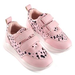 Babyoye Sneaker Shoes with Velcro Closure Leopard Print - Pink-image-50
