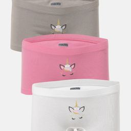 Mackly Pack Of 3 Printed Boxer Briefs - Grey Pink & White-image-51