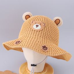 Kookie Kids Bucket Hat Bear Design Brown - Diameter 18 cm-image-50