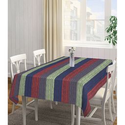 Arrabi Multi Stripes Handwoven Cotton 8 SEATER Table Cover ARTC-1106-Multi-image-42
