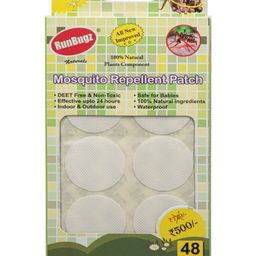 Runbugz Mosquito Repellent Patches - Plain (48) - White-picture-14