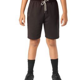 Plan B Cotton Exclamation Mark Printed Shorts - Black-image-24