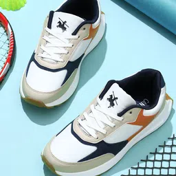 Cantabil Men Colourblocked PU Sneakers-image-14
