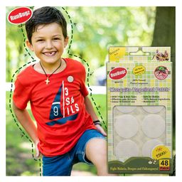 Runbugz Mosquito Repellent Patches - Plain (48) - White image 2