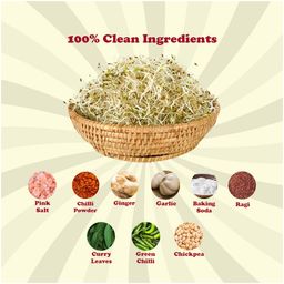Gladful Ragi Idli Instant Mix Healthy Protein Breakfast Perfect for Quick & Nutritious Breakfasts Pack of 1 - 400 g image 3