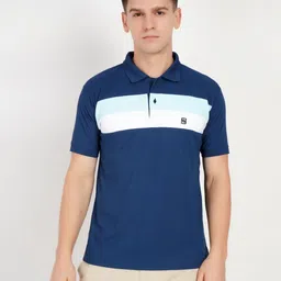 Uttam Men Colourblocked Applique T-shirt-image-67