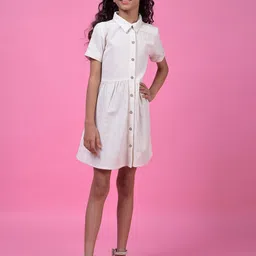 Crimsoune Club Girls Shirt Dress-image-41