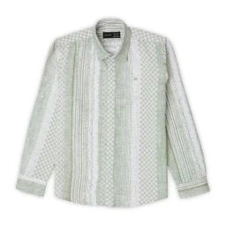 Cavio Kids Light Green Printed Full Sleeves Shirt-image-70