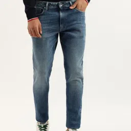 United Colors Of Benetton Blue Tapered Fit Jeans-picture-34