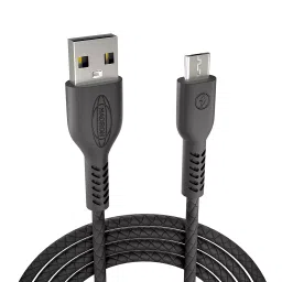 Hadron 2.4A 480 MBPS Black Micro USB Cable - 1Mtr-31